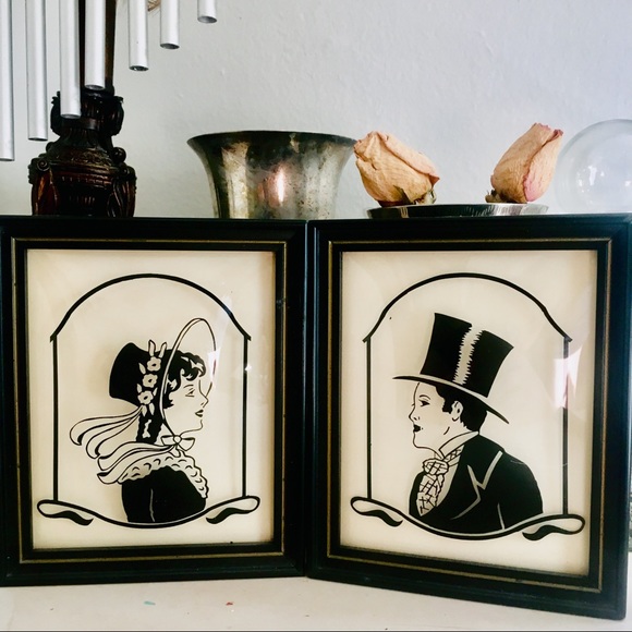 Other - FREESHIP FGWP Silhouette Convex Glass Victorian